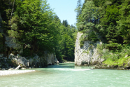 "Entenlochklamm" zwischen Schleching und Kössen