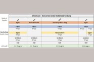 Schematische Darstellung der Parzellen